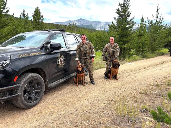 NDHP bloodhound teams assist Mont. search